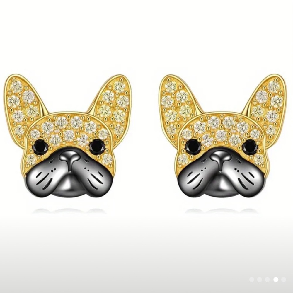 French Bulldog Earrings, Dog Earrings